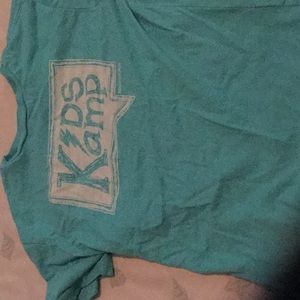 Blue kids camp shirt